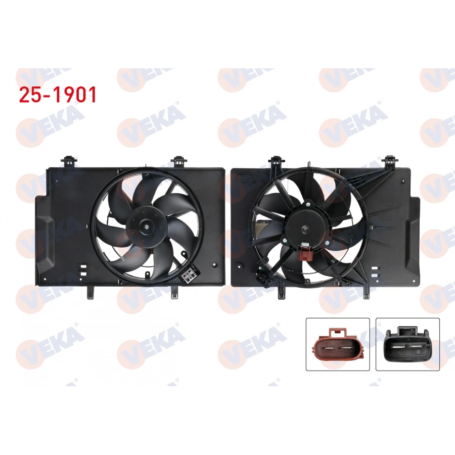 FAN MOTORU (SU+KLIMA) DAVLUMBAZLI TEKLI FAN REZISTANSLI FORD FIESTA VI 1.4 TDCI M-T AC+ 2008-2012