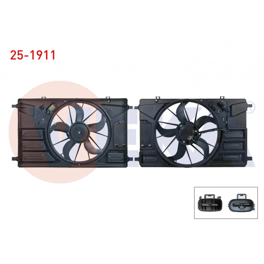 FAN MOTORU DAVLUMBAZLI REZISTANSLI (TEKLI) FORD TOURNEO - TRANSIT CUSTOM (V362) 2.0 ECOBLUE - 2.2 TDCI 2015- / TRANSIT (V363) 2.0 ECOBLUE - 2.2 TDCI 2014-