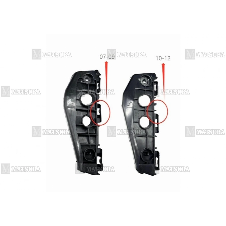 BRAKET TAMPON COROLLA 10-12 ÖN LH