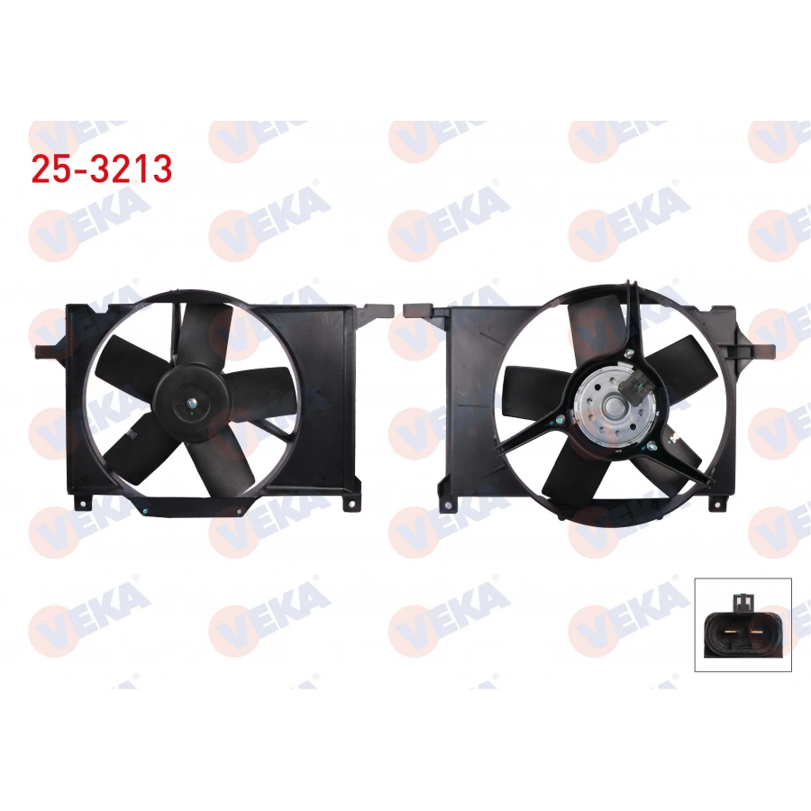 FAN MOTORU (SU+KLIMA) OPEL CORSA B 1.2i 1993-2000