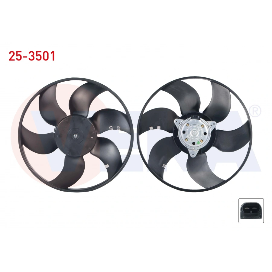 FAN MOTORU (MOTOR+PERVANE) SU RADYATORU RENAULT CLIO II (BB0/1/2,CB0/1/2) 1.5 DCI 1998-2005