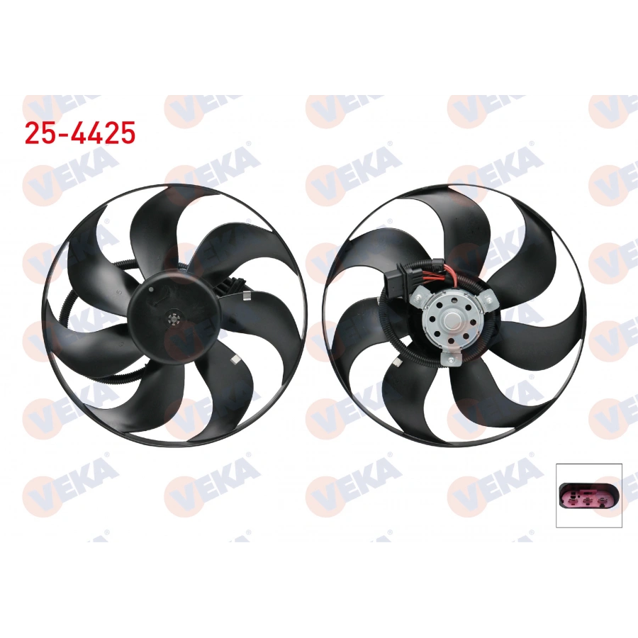 FAN MOTORU (MOTOR+PERVANE) SU RADYATORU VOLKSWAGEN GOLF IV (1J1) 1.6i 1997-2005