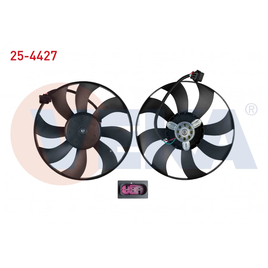 FAN MOTORU (MOTOR+PERVANE) SU RADYATORU VOLKSWAGEN POLO (9N_) 1.4 TDI M-T 2001-2012