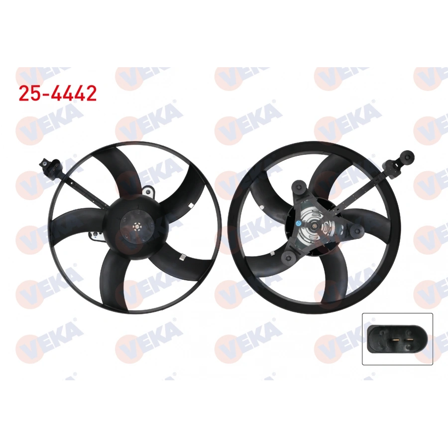 FAN MOTORU VW POLO (9N) 1.2 12V 2001-2007 / POLO V (6R1) 1.4 TSI 2012-2014/ SEAT CORDOBA (6L2) 1.4 16V 2002-2007/ IBIZA III (6L1) 1.4 16V 2002-2007/ SKODA FABIA II (542) 1.4 2007-2014
