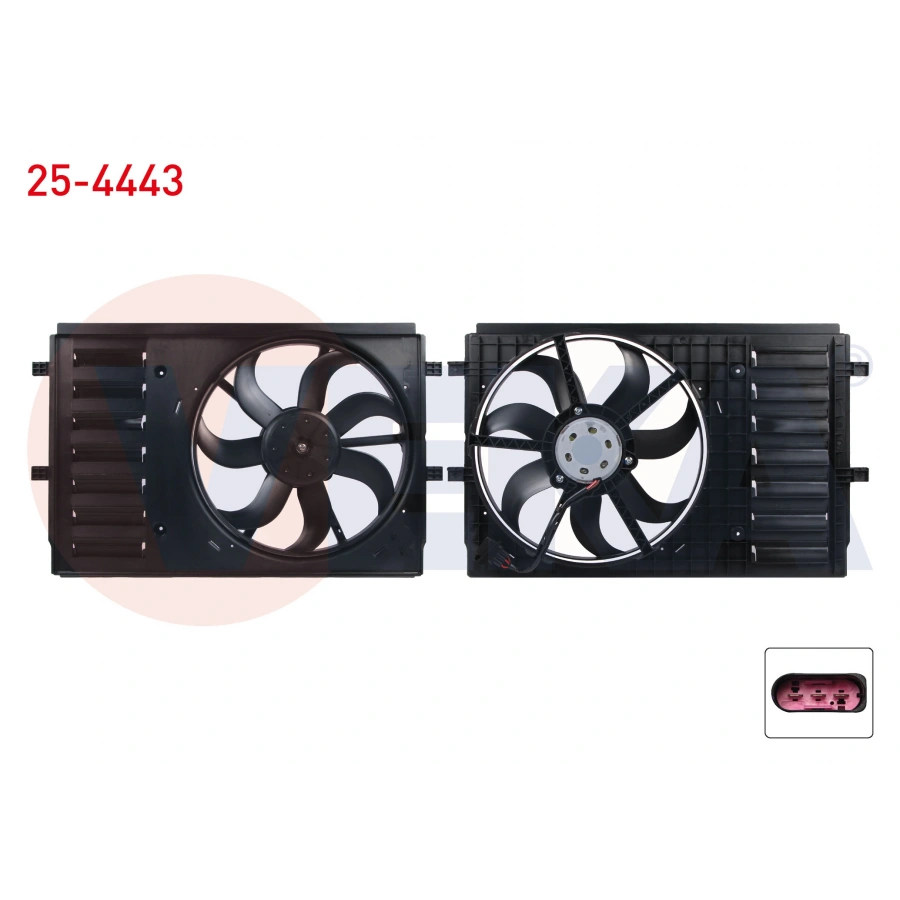 FAN MOTORU DAVLUMBAZLI VW POLO (9N) 1.4 16V 2001-2007 / POLO V (6R1) 1.4 TSI 2012-2014/ AUDI A1 (8X1) 1.4 TSI 2014-2018 / SEAT IBIZA IV (6J5, 6P1) 1.4 TDI 2008-2010 / TOLEDO IV (KG3) 1.2 TSI 2012-2015