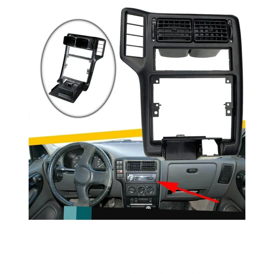 TEYP CERCEVESI FULL HAVALANDIRMALAR UZERINDE POLO/CADDY/IBIZA/CORDOBA 96-03 291381 (T1)