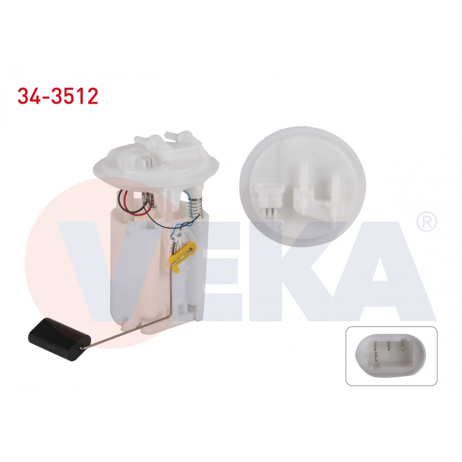 YAKIT DEPO SAMANDIRASI CIFT CIKISLI 3.5 BAR DACIA LOGAN (LS) 1.4 - 1.6 16v 2004-2012/ DUSTER 1.6 16v 2010-/ SANDERO 1.2 16v - 1.4i - 1.6i 2008-2013/ LOGAN MCV 1.6 2007-2013/ SOLENZA 1.4 2003-