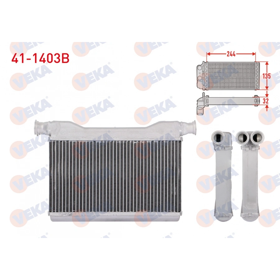 KALORIFER RADYATORU BRAZING BMW 5 SERISI (F10) 520D - 520i - 525D - 530D 2010- / 7 SERISI (F01,F02,F03,F04) 730D - 740D - 740i 2009-