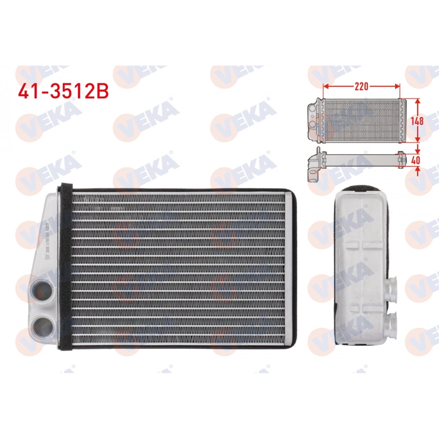 KALORIFER RADYATORU BRAZING RENAULT MEGANE II (BM0/1,CM0/1) 1.5 DCI 2002-2008