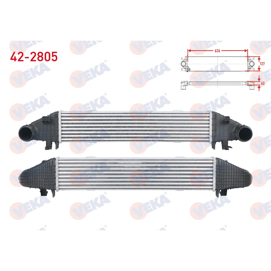TURBO RADYATORU (INTERCOOLER) MERCEDES C SERISI (W204) C 180 - C 200 2007-2014/ E SERISI (W212) E 200 2009-
