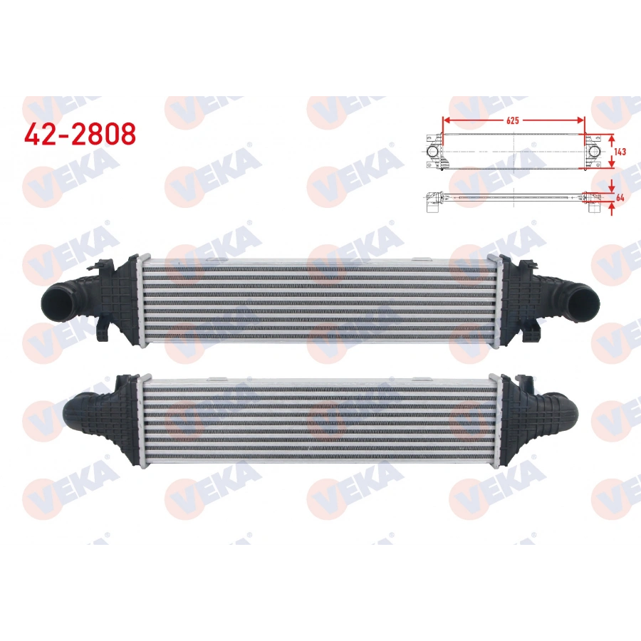 TURBO RADYATORU (INTERCOOLER) MERCEDES (W204) C180 - C220 CDI - C250 CDI 07-14/ (C218) CLS 250 CDI - 350 CDI 12-/(W212) E180 - E200 - E220 CDI - E250 CDI - E350 CDI 09-