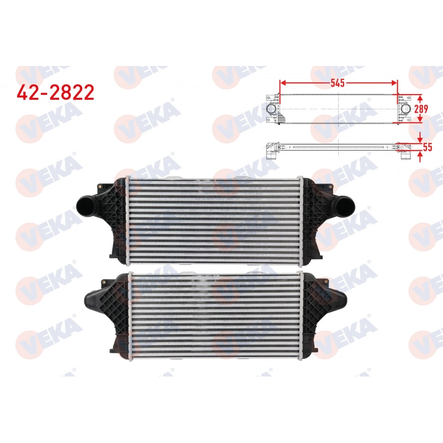 TURBO RADYATORU (INTERCOOLER) MERCEDES GL SERISI (X166) 350 CDI 2012-/ GLE SERISI (W166) 300 d 2015-/ GLS 4 MATIC (X166) 350 D 2015-