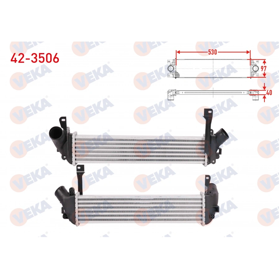 TURBO RADYATORU (INTERCOOLER) RENAULT KANGOO (KC0/1) 1.5 DCI 1998-2008