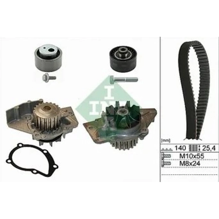 TRİGER SETİ+DEVİRDAİM PARTNER / BERLİNGO 1.9 DW8 98- İNA 530044030 T1