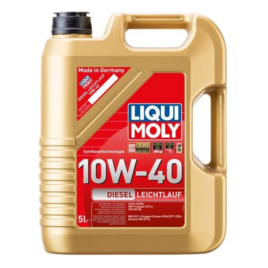 10W-40 5LT MOTOR YAĞI Diesel Leichtlauf LİQUİMOLY LM21315