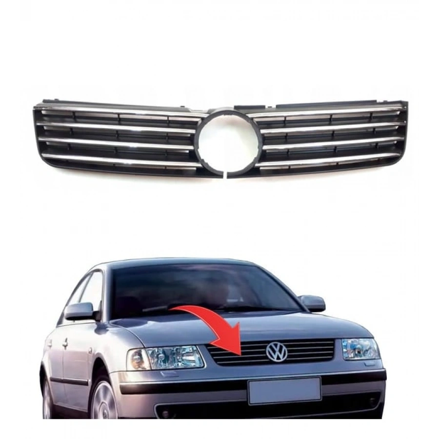 ÖN TAMPON PANJURU ORTA PASSAT 01- 3B0853657EB41-JSL (T1)