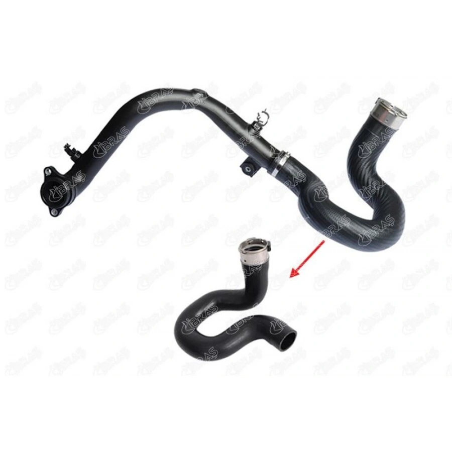 TURBO HORTUMU EGEA 500L 1,6 MJET 12- 13136 T1