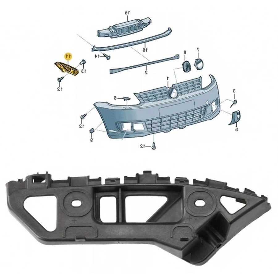 TAMPON BRAKETI ON SAG CADDY 2011-2015 (GKL) 292803