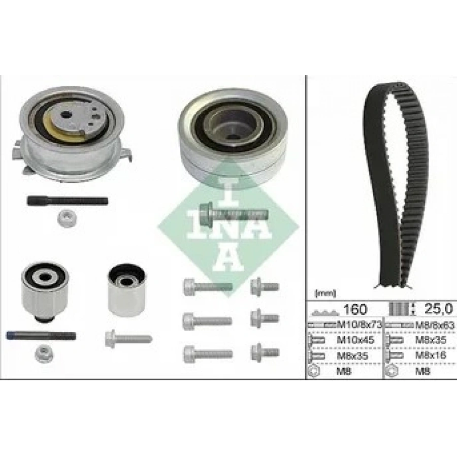 TRİGER SETİ POLO-GOLF6-JETTA-PASSAT-T5-CRAFTER-AMAROK-A3-A4-LEON 10- 160 DIS K025649XS İNA 530055010 T1