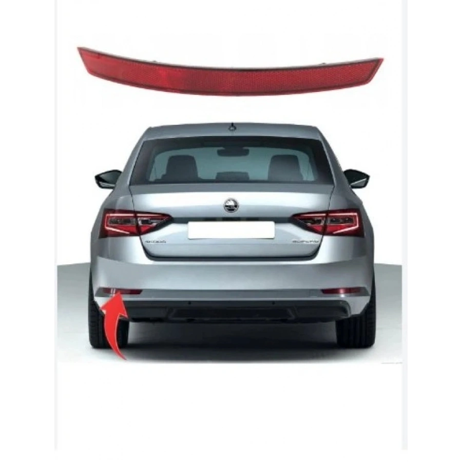 REFLEKTOR ARKA TAMPON SOL SUPERB 2015>> (GKL) 292006