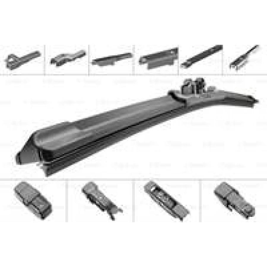 SILECEK SUPURGESI MUZ TIPI SAG / SOL AP600U AEROTWIN PLUS 600mm (4 ADAPTOR İLE 10 ARACA UYUMLU)