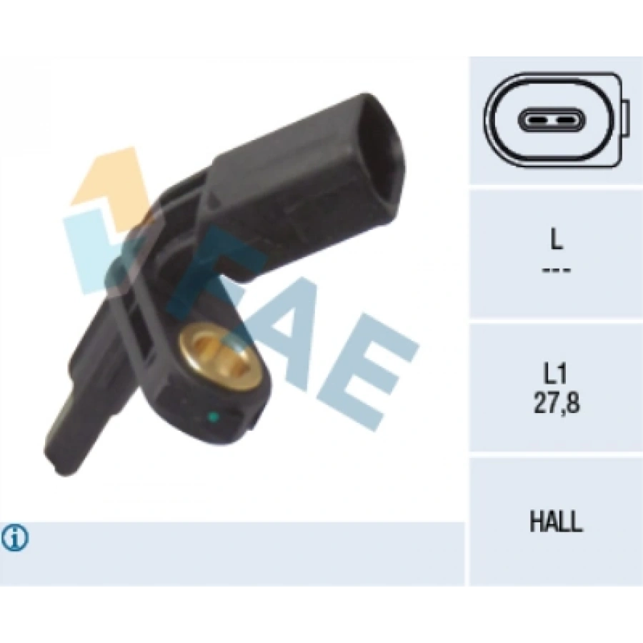 ABS SENSÖRÜ ÖN SOL (24.0711-5271.3) T5-T6-CADDY-PASSAT-AMAROK-GOLF BM 04-