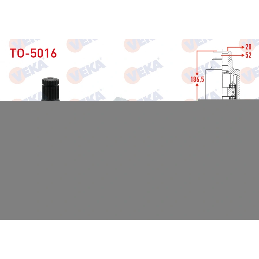 KOMPLE AKS SAG ON TOYOTA COROLLA 1.4 D-4D M-T UZUNLUK 938 mm 2012-
