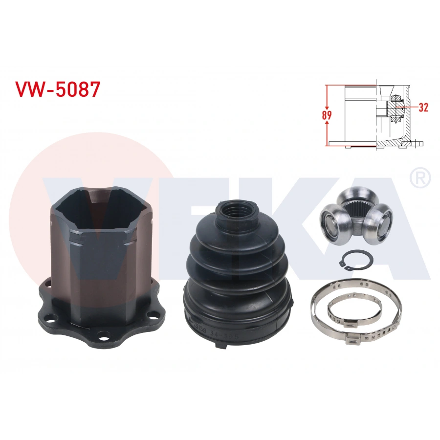 AKS KAFASI SOL-SAG ON IC 32X110 UZUNLUK 89mm GOLF VII (5G1) 1.0 TSI A/T-M/T 15-/ POLO VI (AW1) 1.0 TSI A/T 7 VTS 17-/ A1 Sportback (GBA) 25 TFSI A/T 7 VTS 18-/ LEON ST (5F8) 1.0 Tsi A/T-M/T 2015-