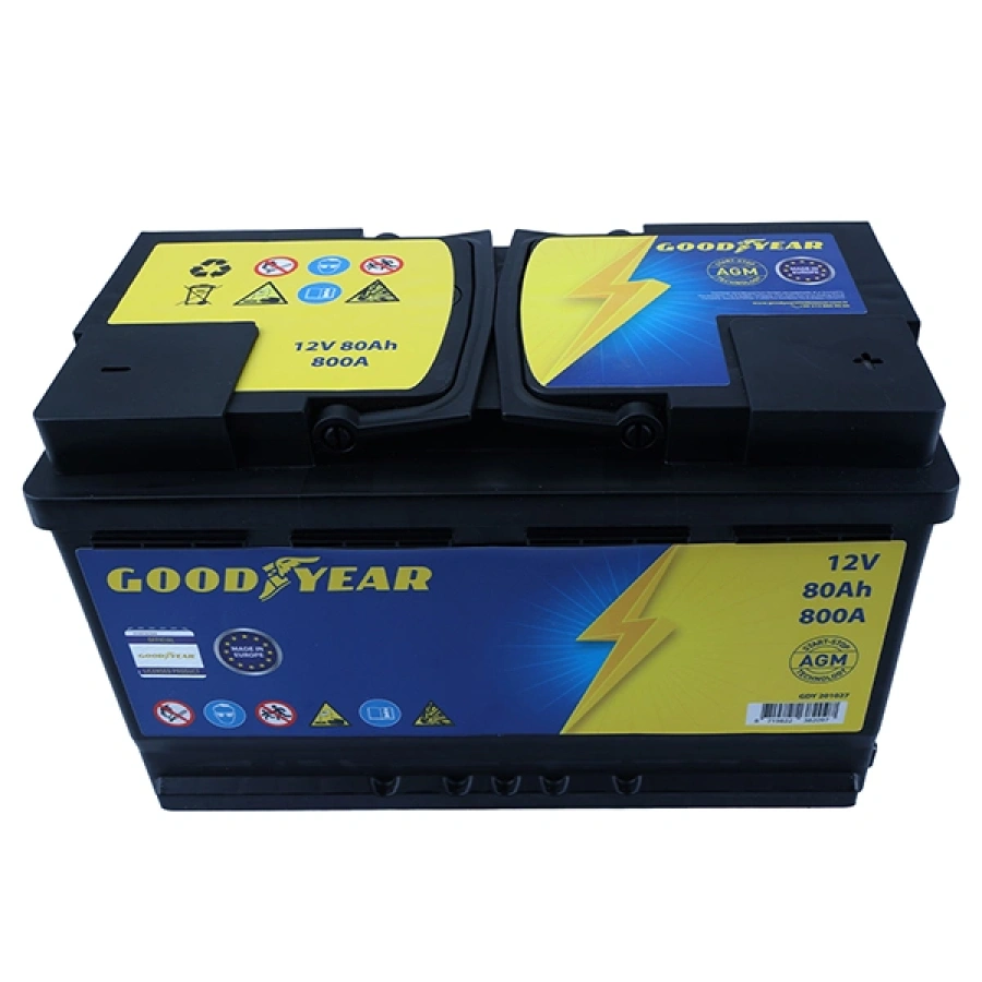 AKÜ 12V 80AH AGM 800CCA (L4) (315x175x190) (START&STOP) BM BM BM