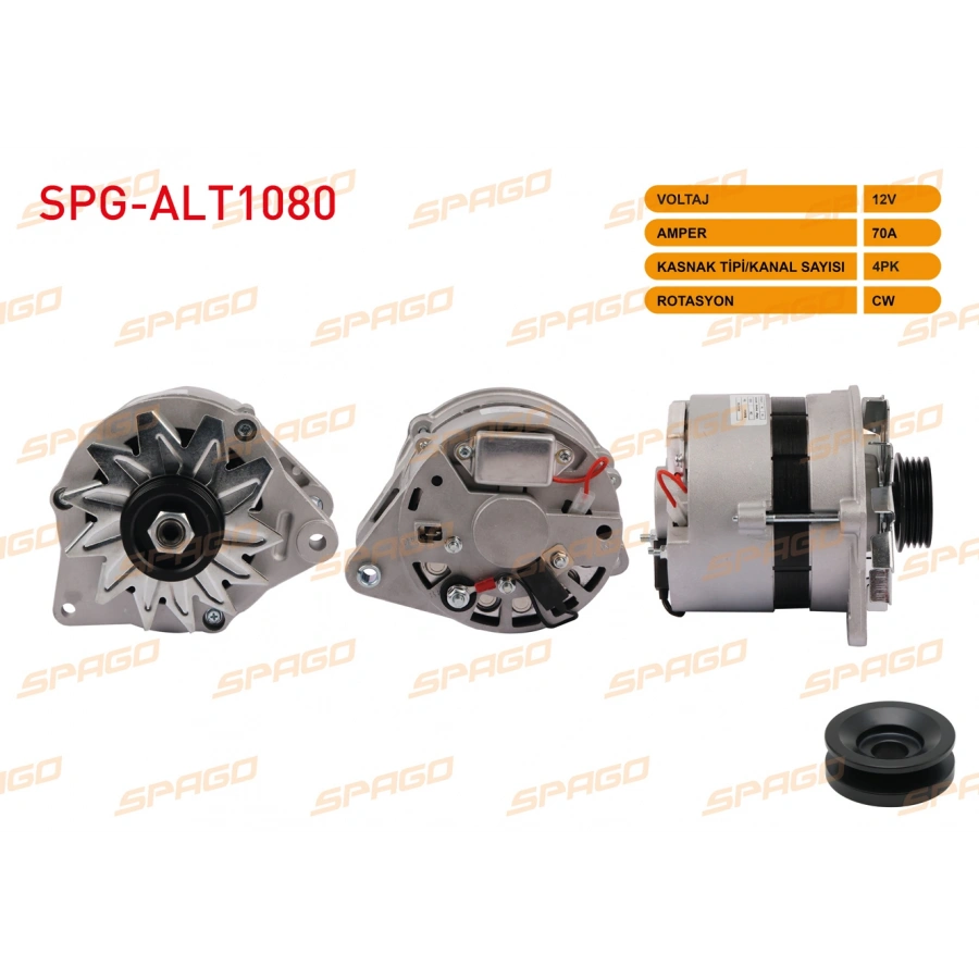 ALTERNATOR 12V 70A 1PK (ALT970) FAVORIT 1.3 92-97 - FELICIA 1.3 94-01