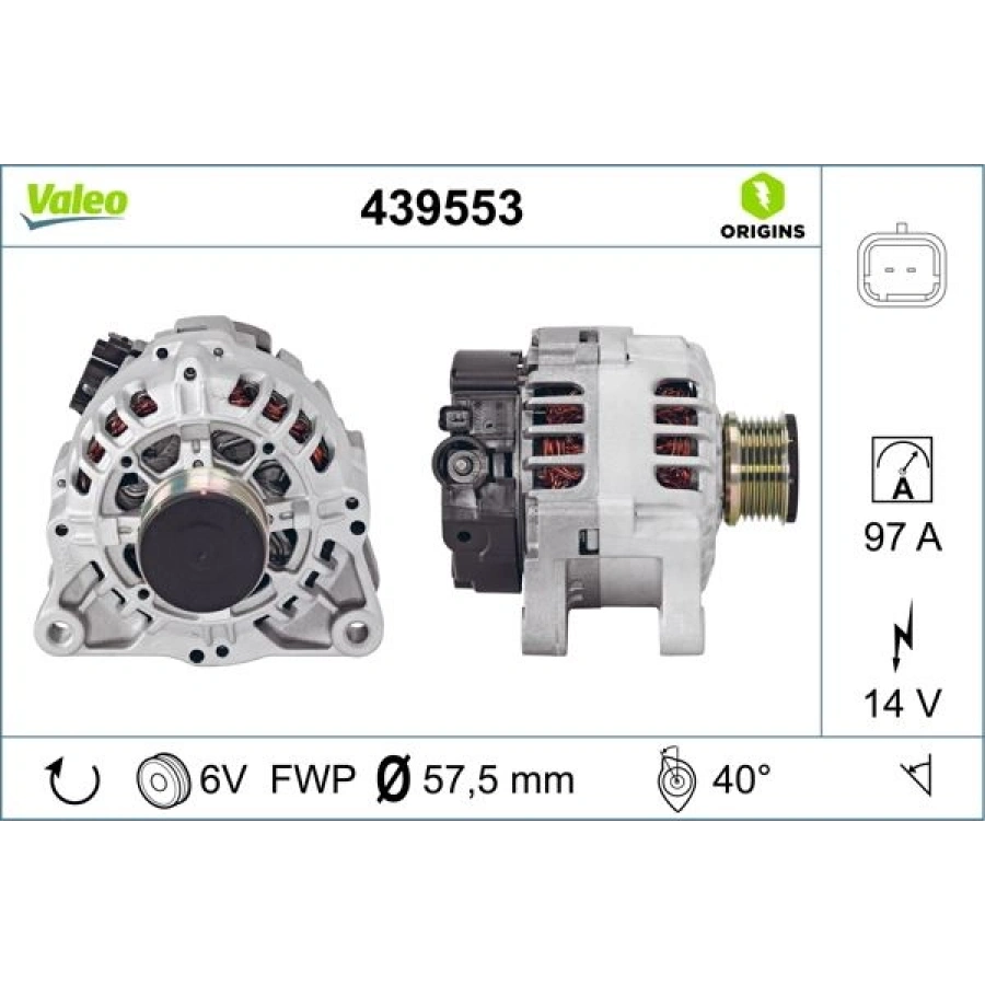ALTERNATÖR 75A KANGOO 1.9 CLIO II MEGANE I SCENIC I 1.9 DTI