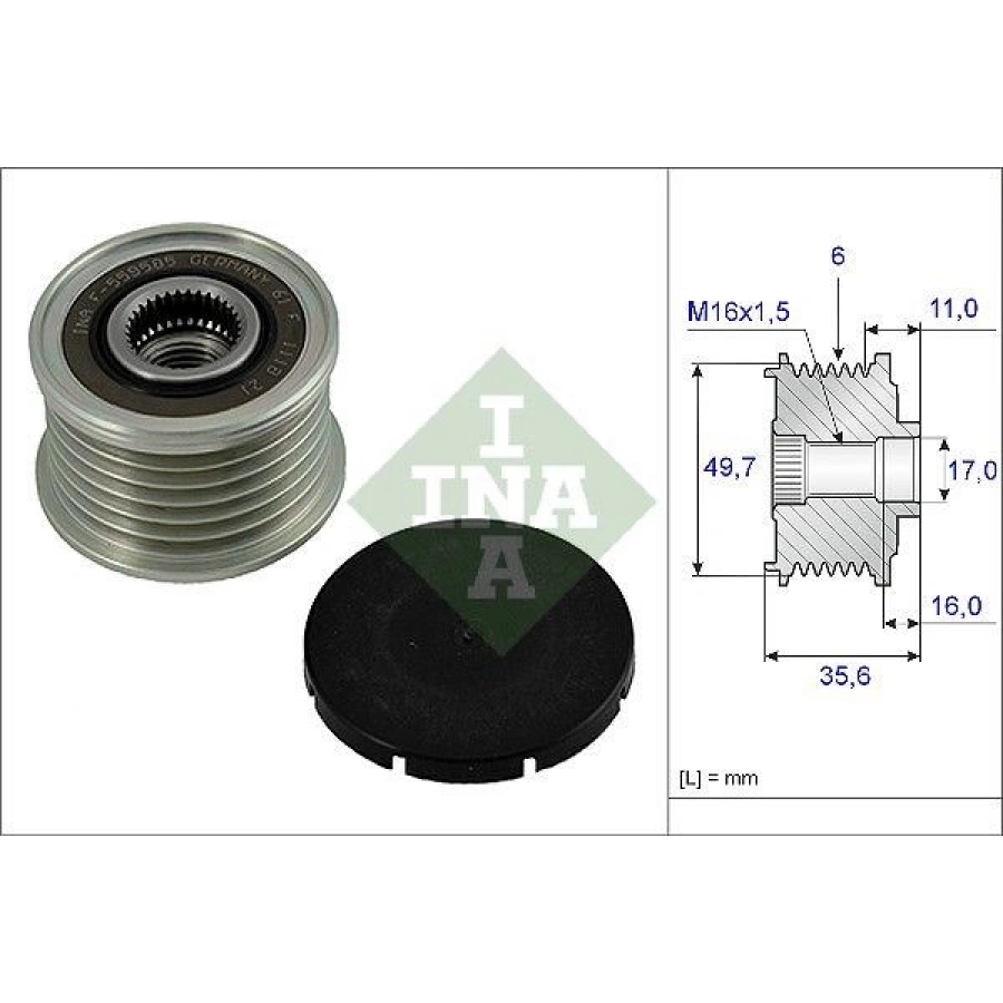 ALTERNATÖR KANALLI RUL.DB W 220 S 400 CDI 0005