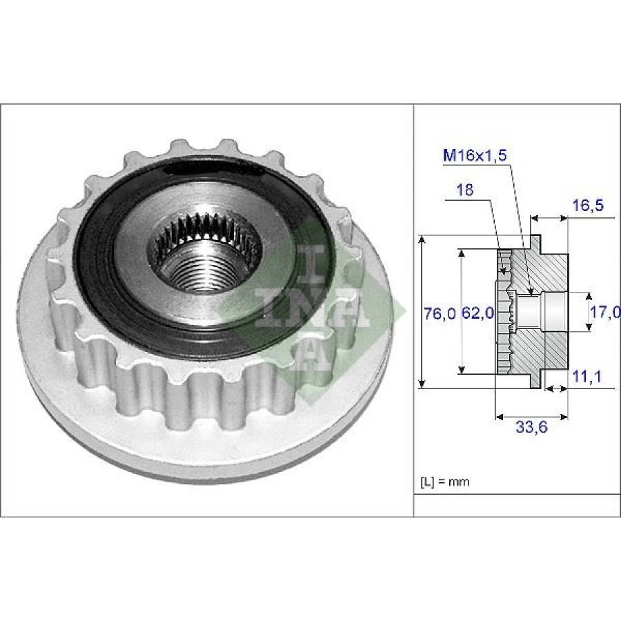 ALTERNATOR KASNAGI 07 TRANSIT 2.4tdci (AOF-500)