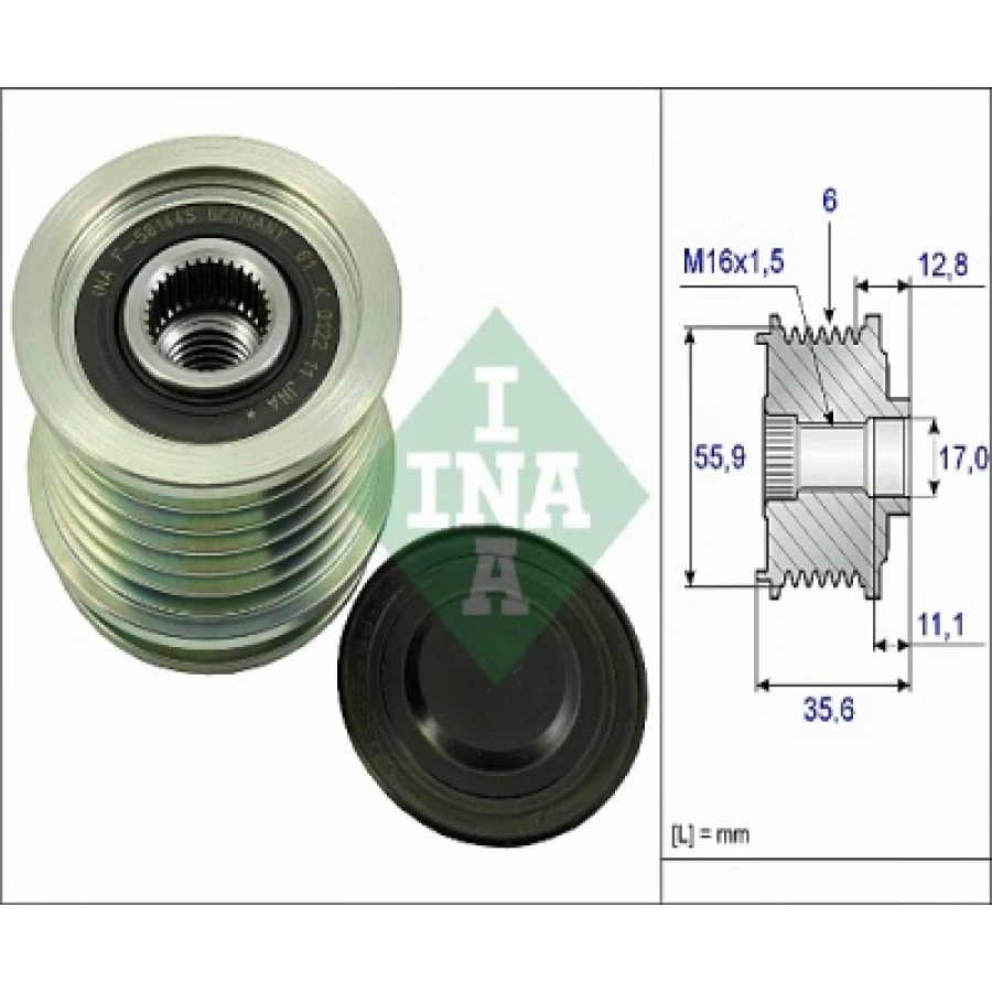 ALTERNATÖR KASNAGI 535004110 PASSAT-A4-A6 BZB 1,8 TFSI-2,0 TFSI 04-