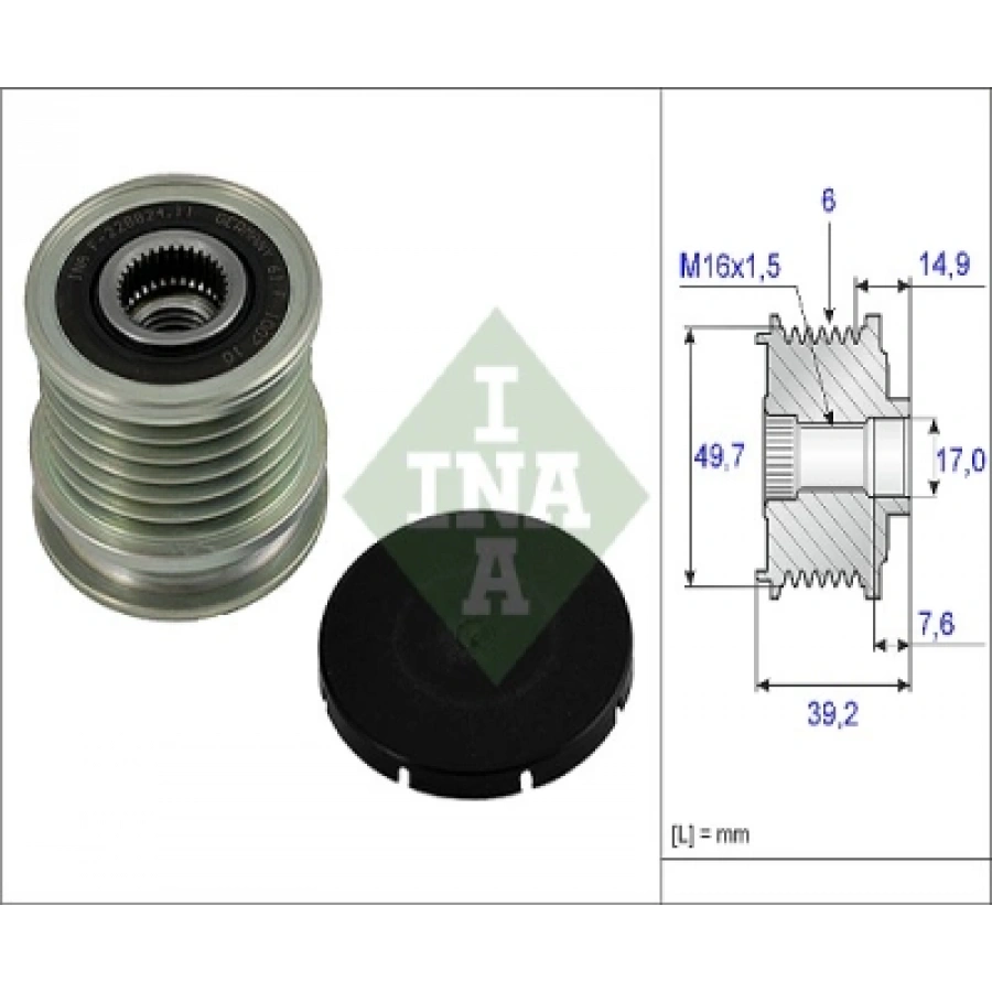 ALTERNATÖR KASNAGI RULMANLI 202-210-SPRINTER-638VITO OM611 97-02