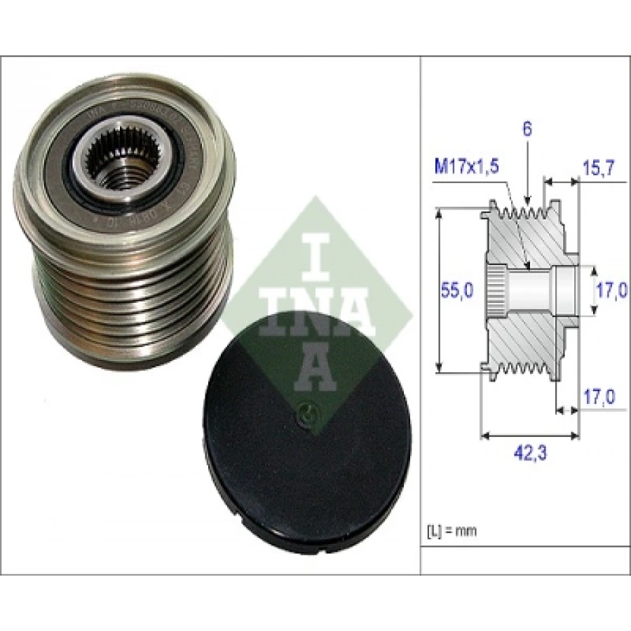ALTERNATÖR KASNAGI RULMANLI MEGAN III-IV-CLIO IV-FLUENCE-TALISMAN-DUSTER-LODGY 1,5 07-