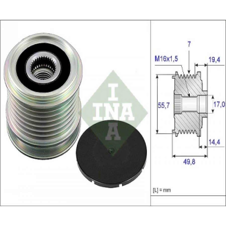 ALTERNATÖR KASNAGI RULMANLI W204 M271 07-