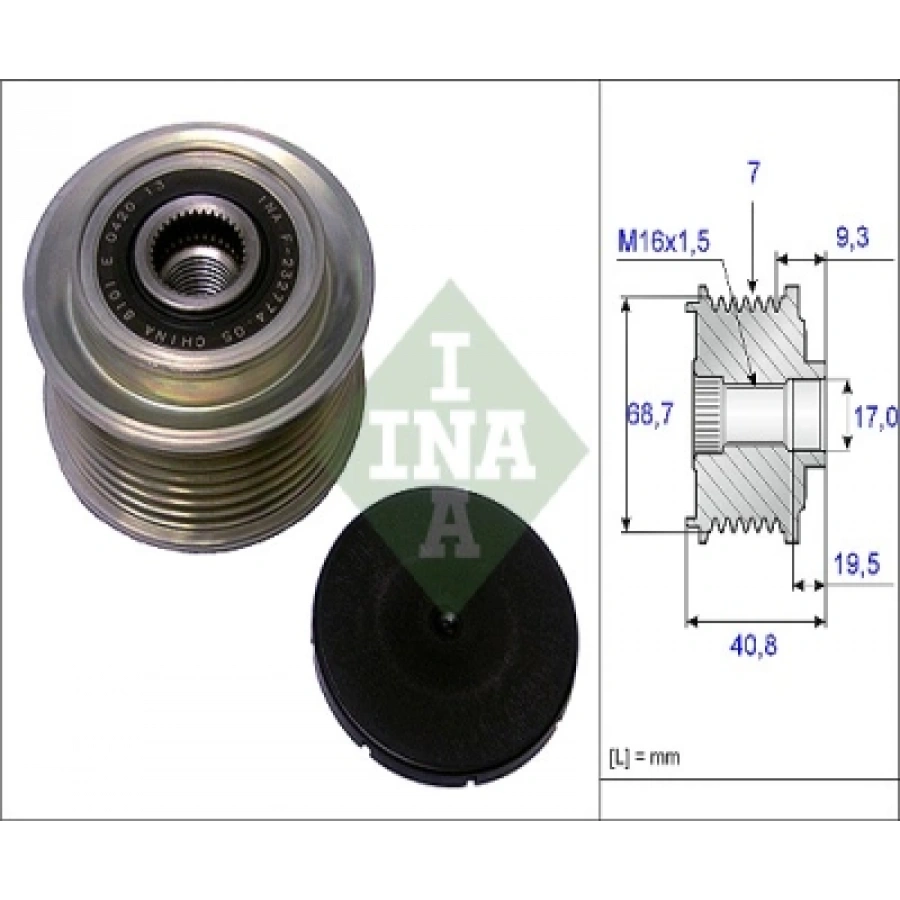 ALTERNATÖR KASNAGI SARZ DINAMO KASNAGI STAREX/H100 KMY 04- DIZEL 2002-