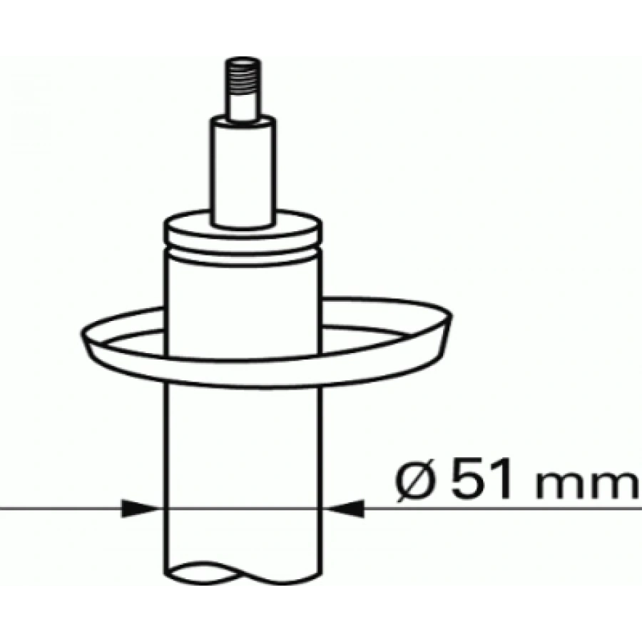 AMORTISÖR ÖN SAG (47 MM) 207 B.M 07-