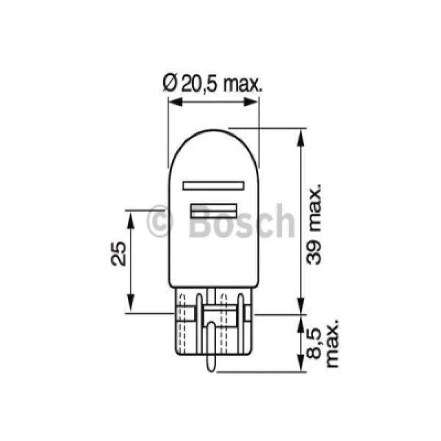 AMPUL TK 12V 21/5W W21/5W W3x16q CIFT DUY SASI PURE LIGHT