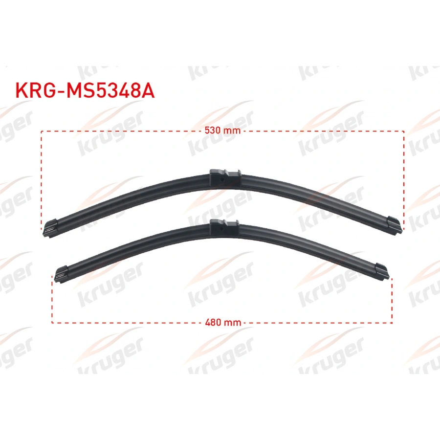 ARAC BAZLI SILECEK SETI 530-480mm VW GOLF IV / POLO (9N) / MAZDA 3 (BK)