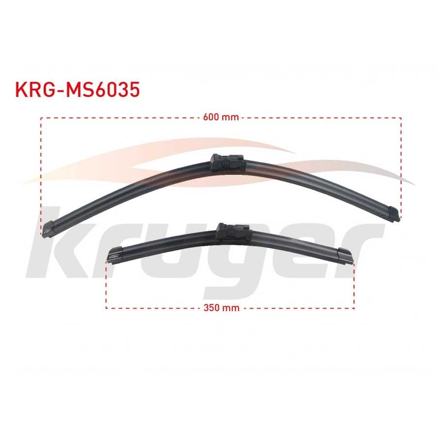 ARAC BAZLI SILECEK SETI 600-350mm FIAT 500 (312..) / FIAT 500C (312..) / FIAT 500X -334 / OPEL MOKKA / MOKKA X / CHEVROLET TRAX / RENAULT ZOE (BF) / HYUNDAI IX20 (JC)