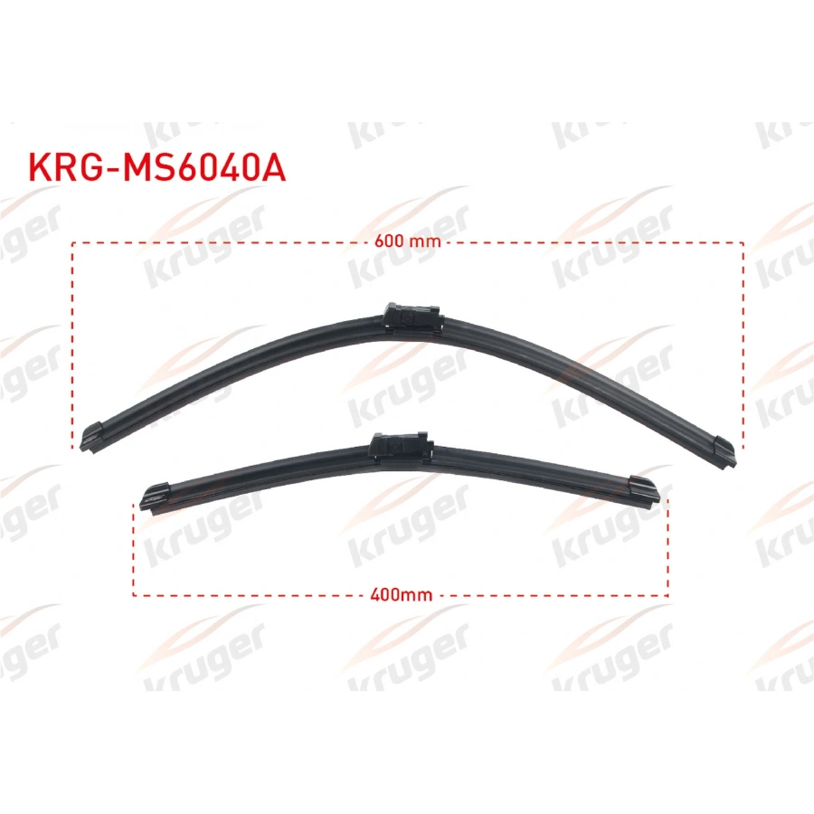 ARAC BAZLI SILECEK SETI 600-400mm FIAT DOBLO 2010- / CITROEN C3 PICASSO (A58) / FORD KUGA / OPEL COMBO (D) / SEAT IBIZA (6J5,6P5) / TOLEDO (KG3)