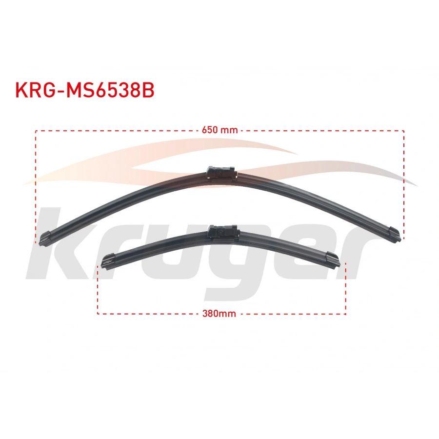 ARAC BAZLI SILECEK SETI 650-380mm FIAT 500L (199,CFA) / FORD FIESTA VII -8