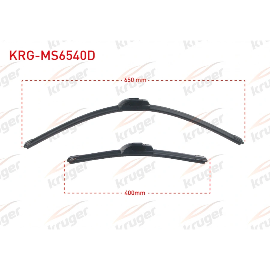 ARAC BAZLI SILECEK SETI 650-400mm HYUNDAI ACCENT BLUE (RB) / I30 (PD) / HONDA ACCORD (CL) / HONDA CR-V (RE) / KIA CEE?D (CD) / KIA SORENTO (UM) / PEUGEOT 206 (T1) / TOYOTA AURIS (E15,NMT,SB1)