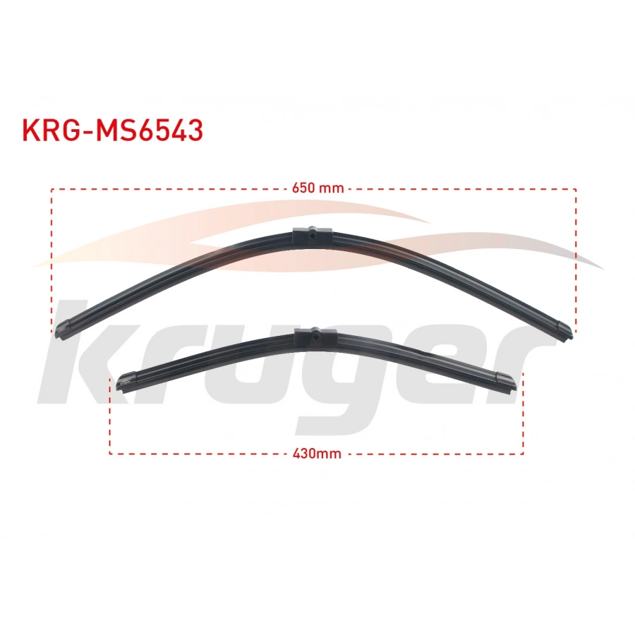 ARAC BAZLI SILECEK SETI 650-430mm FORD FOCUS II / PEUGEOT 207