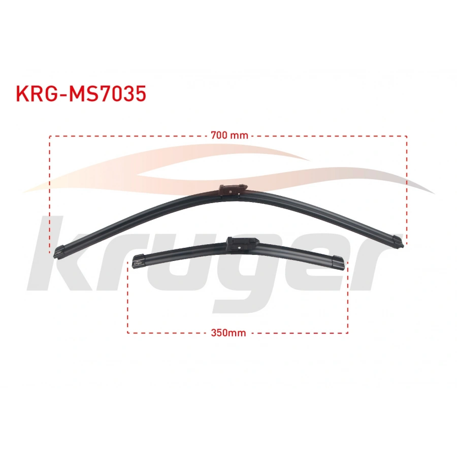 ARAC BAZLI SILECEK SETI 700-350mm FORD FIESTA VIII