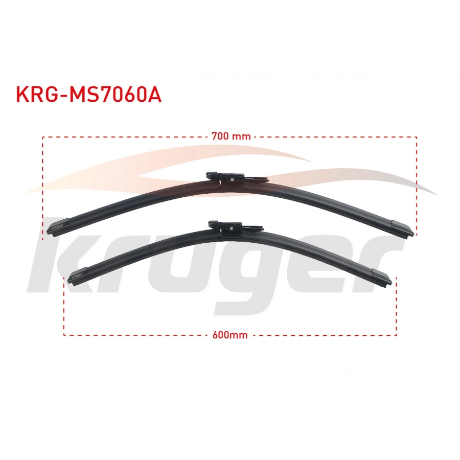 ARAC BAZLI SILECEK SETI 700-600mm CITROEN C4 I (LC) / OPEL ASTRA (K)