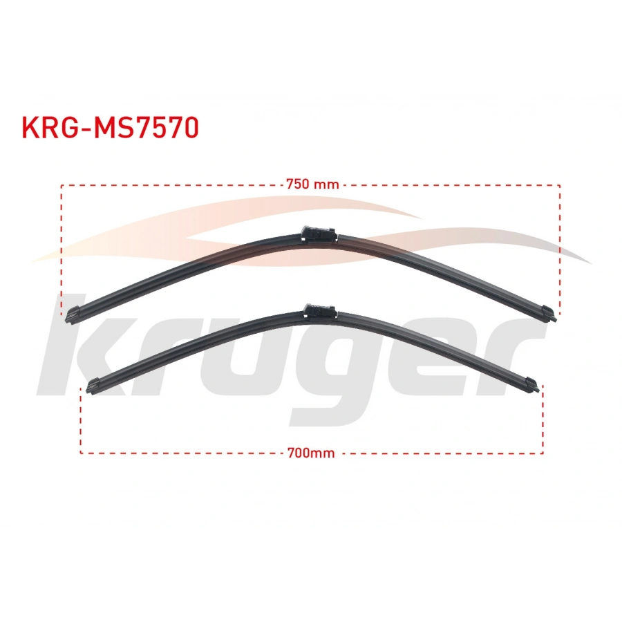 ARAC BAZLI SILECEK SETI 750-700mm FORD TOURNEO CUSTOM V362 / TRANSIT CUSTOM / RENAULT ESPACE V (JR)