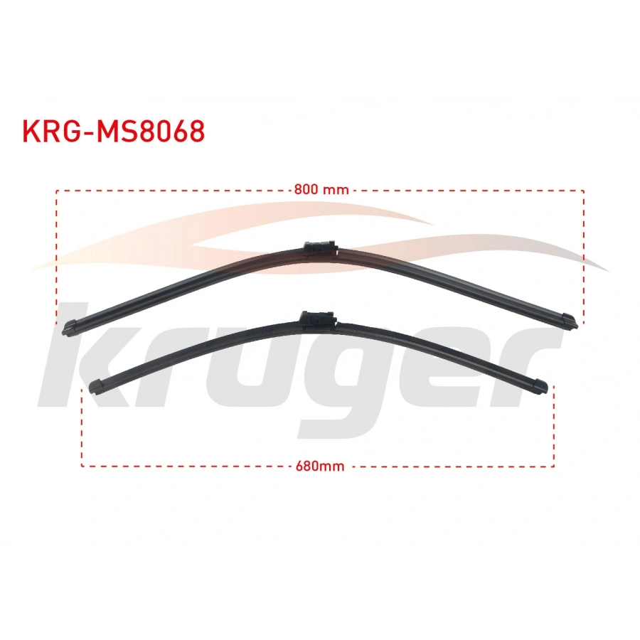 ARAC BAZLI SILECEK SETI 800-680mm CITROEN C4 PICASSO II (B78) / CITROEN GRAND C4 PICASSO II (B78) / PEUGEOT 3008 I (T8) / PEUGEOT 5008 I (T8) / RENAULT GRAND SCENIC IV (R9) / RENAULT SCENIC IV (J9)